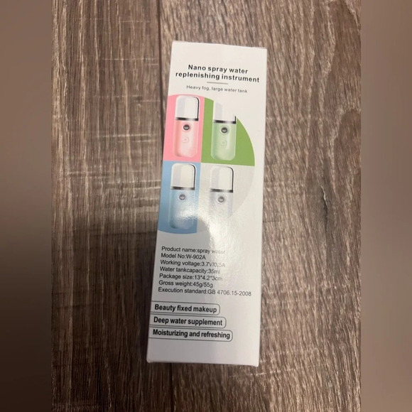 Face Hydration Sprayer USB Nano Facial Mister Handy Cool Mist Spray Machine NEW! - Picture 3 of 4